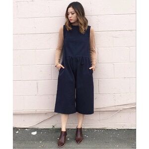 Ilana Kohn linen blend jumpsuit Size medium blue